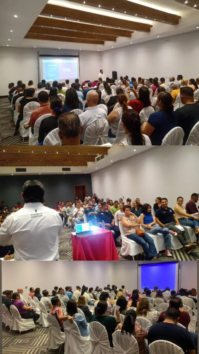 Varias juntas informativas de MATIE con papás de distintas generaciones